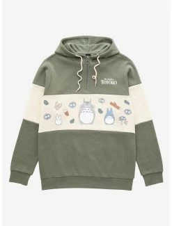 Anime Studio Ghibli My Neighbor Totoro Forest Sprites Panel Hoodie - BoxLunch Exclusive