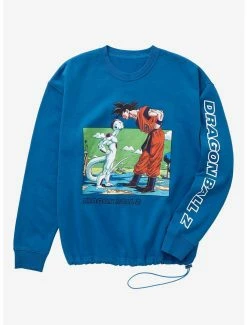 Anime Dragon Ball Z Frieza & Goku Staredown Toggle Crewneck - BoxLunch Exclusive