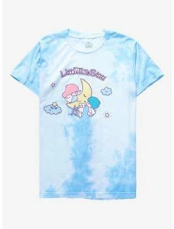 Anime Sanrio Little Twin Stars Crescent Moon Women's Tie-Dye T-Shirt - BoxLunch Exclusive