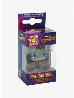 Anime Funko Pocket Pop! Marvel Ms. Marvel Vinyl Keychain -BoxLunch shop 16049802 av2