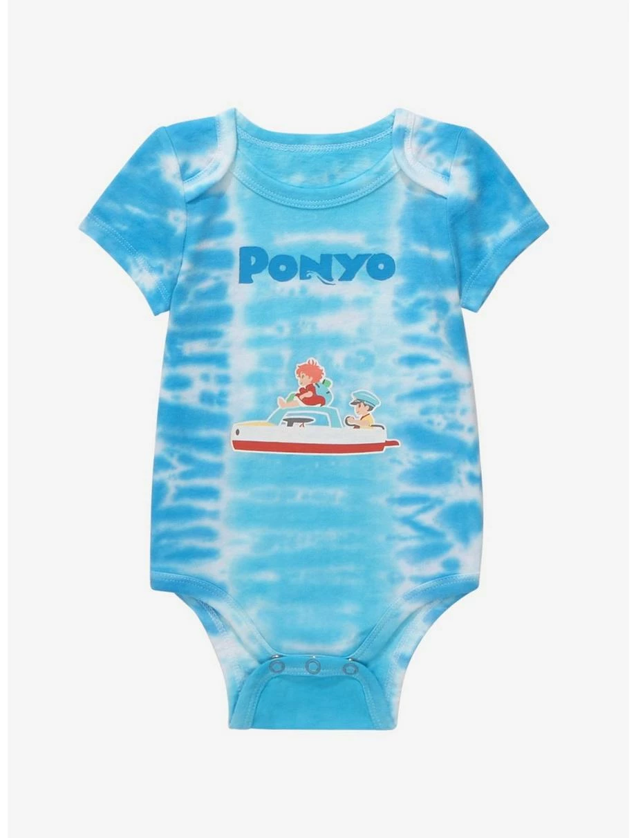 Anime Studio Ghibli Ponyo Sailing Infant Tie-Dye One-Piece - BoxLunch Exclusive 1 Anime Studio Ghibli Ponyo Sailing Infant Tie-Dye One-Piece - BoxLunch Exclusive