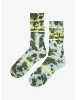 Anime Avatar: The Last Airbender Earthbending Symbol Tie-Dye Crew Socks - BoxLunch Exclusive 5 Anime Avatar: The Last Airbender Earthbending Symbol Tie-Dye Crew Socks - BoxLunch Exclusive -BoxLunch shop 17259074 av2