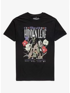 Anime Naruto Shippuden Hidden Leaf Village Floral T-Shirt - BoxLunch Exclusive