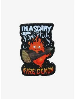 Anime Studio Ghibli Howl's Moving Castle Calcifer Fire Demon Enamel Pin - BoxLunch Exclusive