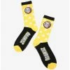 Anime Demon Slayer: Kimetsu No Yaiba Zenitsu Patterned Socks - BoxLunch Exclusive