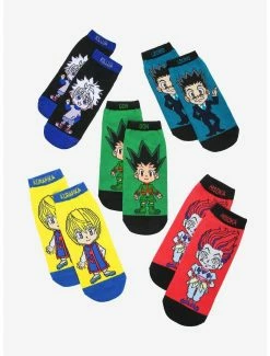 Anime Hunter X Hunter Chibi Characters Ankle Sock Set