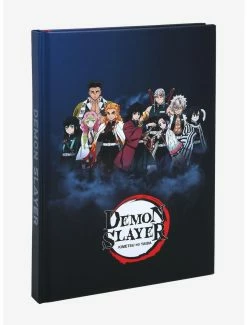 Anime Demon Slayer: Kimetsu No Yaiba Hashira Group Portrait Hardcover Notebook