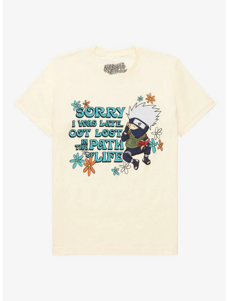 Anime Naruto Shippuden Kakashi Path Of Life Women's T-Shirt - BoxLunch Exclusive 1 Anime Naruto Shippuden Kakashi Path Of Life Women's T-Shirt - BoxLunch Exclusive