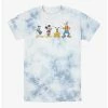 Cartoons Disney Mickey Mouse Friends Tie-Dye T-Shirt