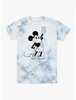 Cartoons Disney Mickey Mouse Simple Tie-Dye T-Shirt