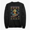 Cartoons The Simpsons Bart Ugly Christmas Sweatshirt