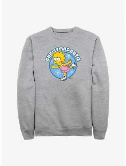 Cartoons The Simpsons Lisa Ice Princess Sweatshirt