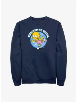 Cartoons The Simpsons Lisa Ice Princess Sweatshirt