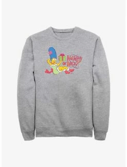 Cartoons The Simpsons Naughty Or Nice Sweatshirt