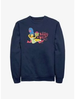 Cartoons The Simpsons Naughty Or Nice Sweatshirt