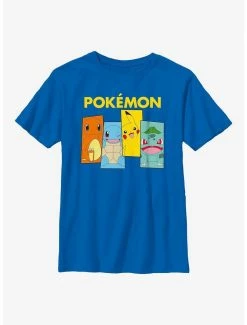 Anime Pokemon Pokemon Kanto Starters Youth T-Shirt