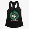 Anime Kuromi Christmas Wreath Womens Tank Top