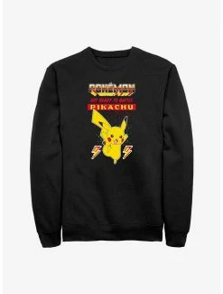Anime Pokemon Battle Ready Pikachu Sweatshirt
