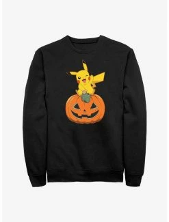 Anime Pokemon Pikachu Pumpkin Sweatshirt