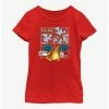 Anime Pokemon Charizard Infographic Youth Girls T-Shirt