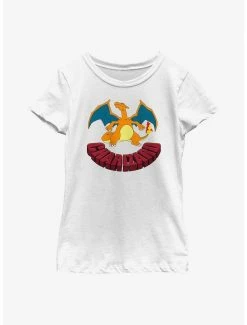Anime Pokemon Charizard Youth Girls T-Shirt