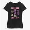 Anime Pokemon Ghost Type Youth Girls T-Shirt