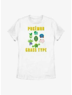 Anime Pokemon Grass Type Womens T-Shirt