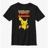 Anime Pokemon Battle Ready Pikachu Youth T-Shirt