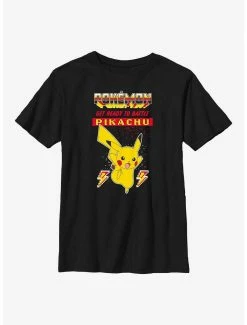 Anime Pokemon Battle Ready Pikachu Youth T-Shirt