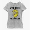 Gamer Nintendo Mario I'm The Princess Youth Girls T-Shirt