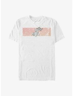 Gamer Nintendo Mario Checkered Winner T-Shirt