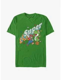 Gamer Nintendo Mario Super Friends Mario And Yoshi T-Shirt