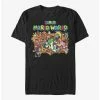 Gamer Nintendo Mario World Map T-Shirt