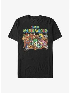 Gamer Nintendo Mario World Map T-Shirt