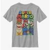 Gamer Nintendo Mario Bowser, Mario, & Luigi Youth T-Shirt