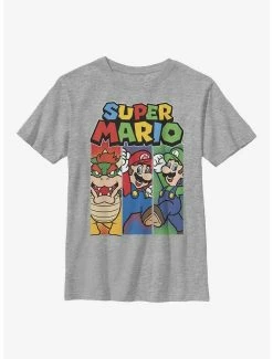 Gamer Nintendo Mario Bowser, Mario, & Luigi Youth T-Shirt