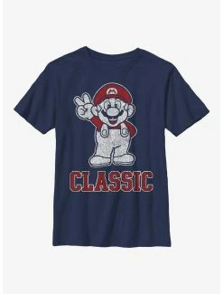Gamer Nintendo Mario Classic Bro Youth T-Shirt