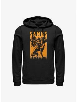 Gamer Nintendo Metroid Samus Action Poster Hoodie