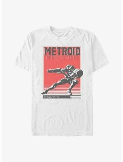 Gamer Nintendo Metroid Samus Poster T-Shirt