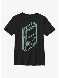 Gamer Nintendo Game Boy Outline Youth T-Shirt