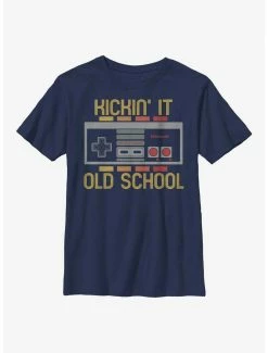 Gamer Nintendo Kickin' It Old School Youth T-Shirt