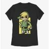 Gamer The Legend Of Zelda Link Face Womens T-Shirt