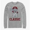 Gamer Nintendo Mario Classic Bro Long-Sleeve T-Shirt