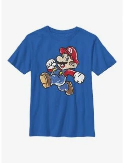 Gamer Nintendo Mario Artsy Mario Youth T-Shirt