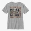 Gamer Nintendo Mario Vintage Baddies And Brothers Youth T-Shirt