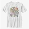 Gamer Nintendo Mario Character Collage Youth T-Shirt