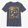Gamer Nintendo Mario Character Group Youth T-Shirt