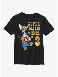 Gamer Nintendo Mario Goombas Attack Youth T-Shirt
