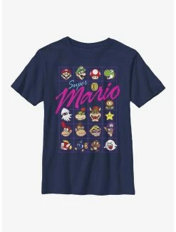 Gamer Nintendo Mario Head To Head Youth T-Shirt