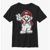 Gamer Nintendo Mario Peace Youth T-Shirt